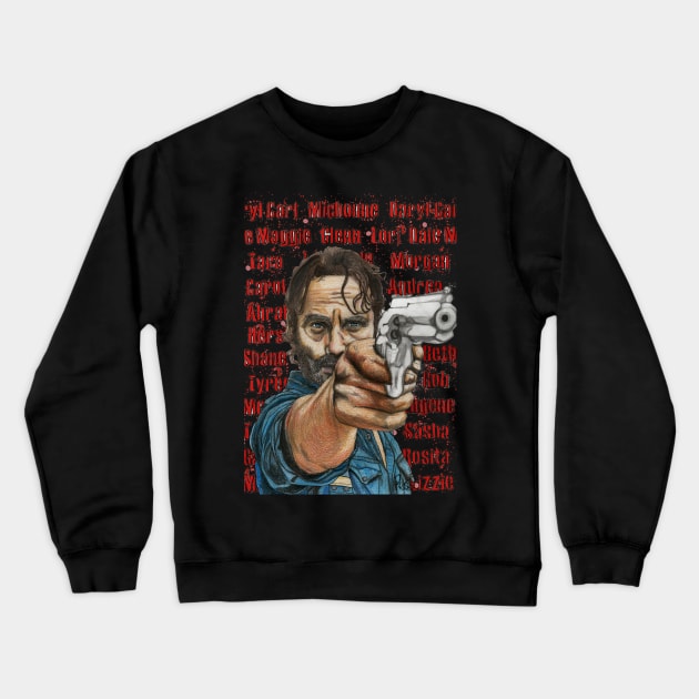 Rick Crewneck Sweatshirt by paulnelsonesch